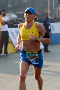 Mumbai marathon 2012 - Arrivo